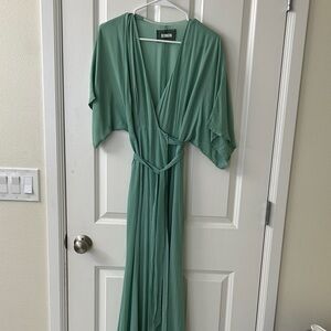 Reformation Sage Green Maxi Dress